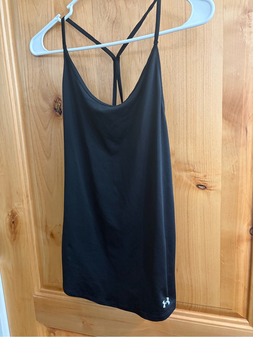 Under Armour Black Strappy Sports Tank with Racerback